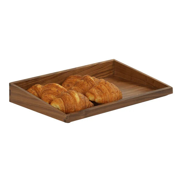 20" x 12" x 3" Walnut Angled Display Box